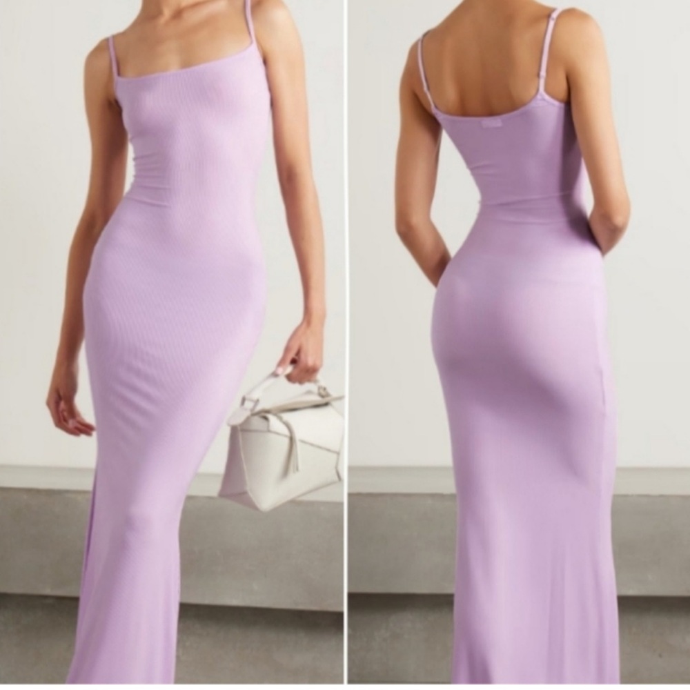 SKIMS Lilac Maxi Slip Dress